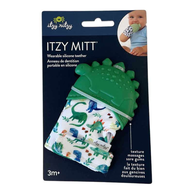 Teething Mitt Dino
