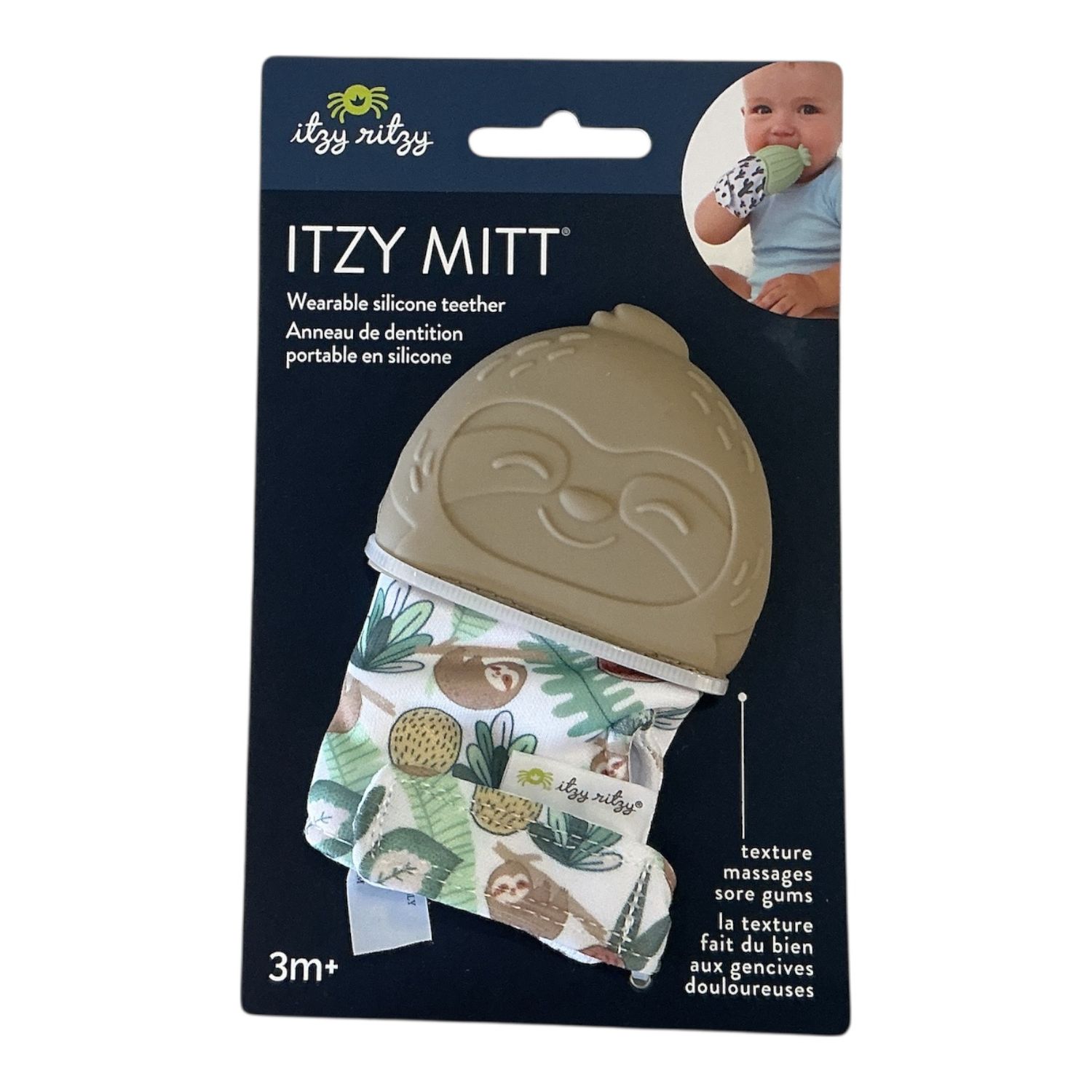Teething Mitt Sloth