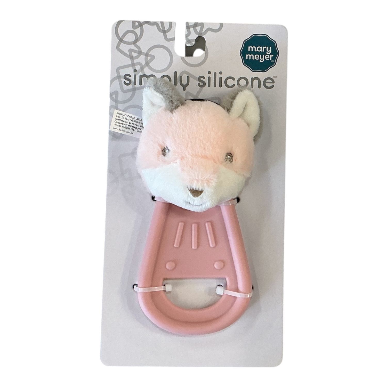 Simply silicone teether fox