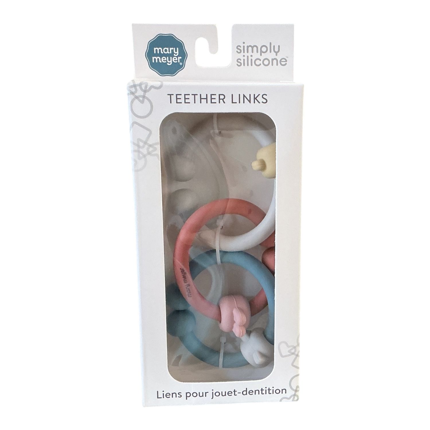 Simply silicone link teether