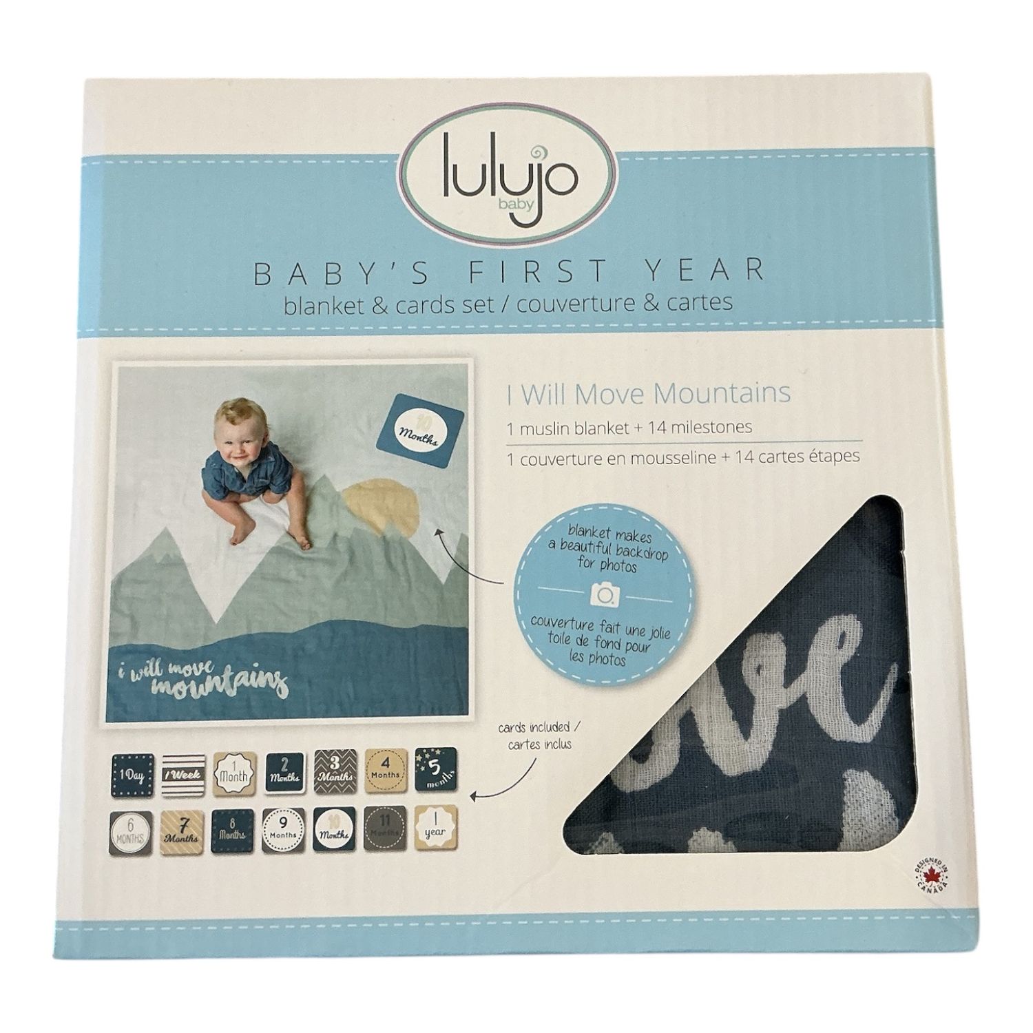 Baby's 1st Year Blanket Move Mountains