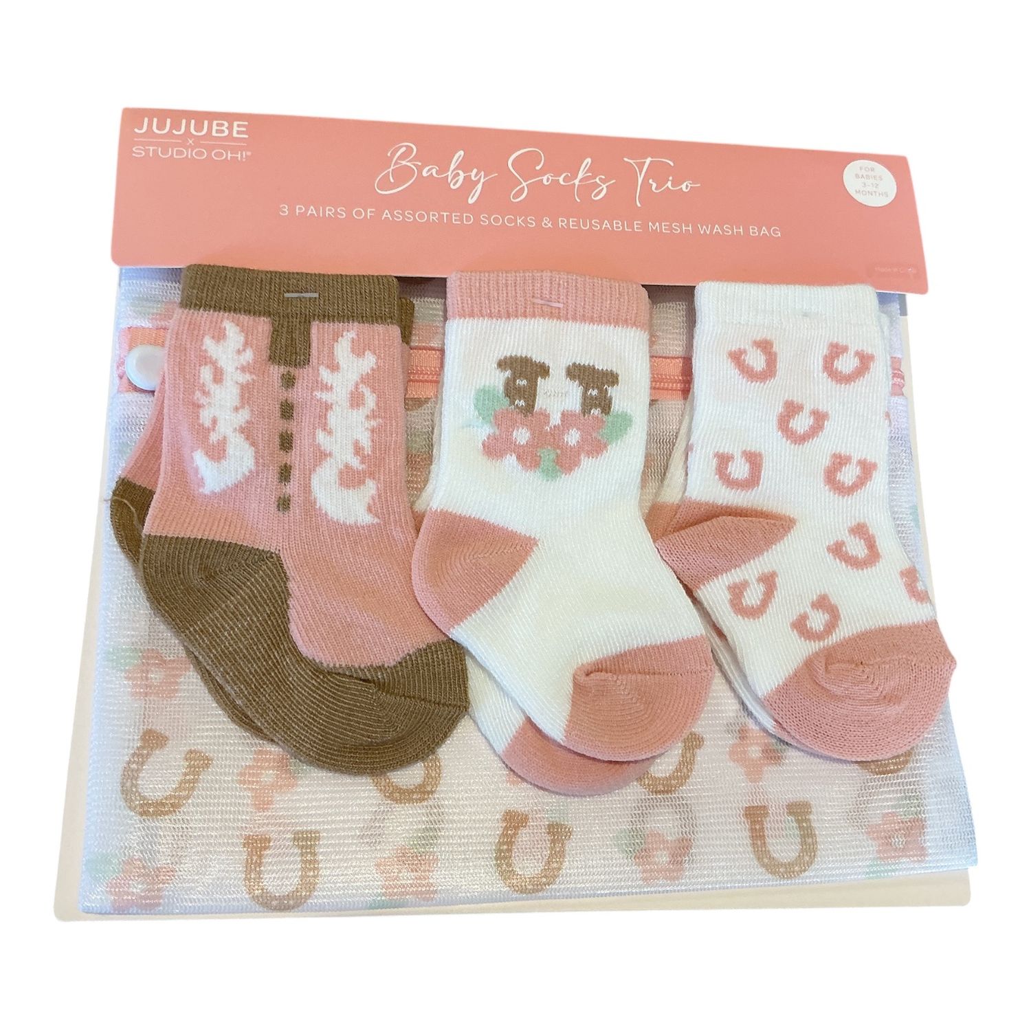 Baby sock trio Bloomin boots