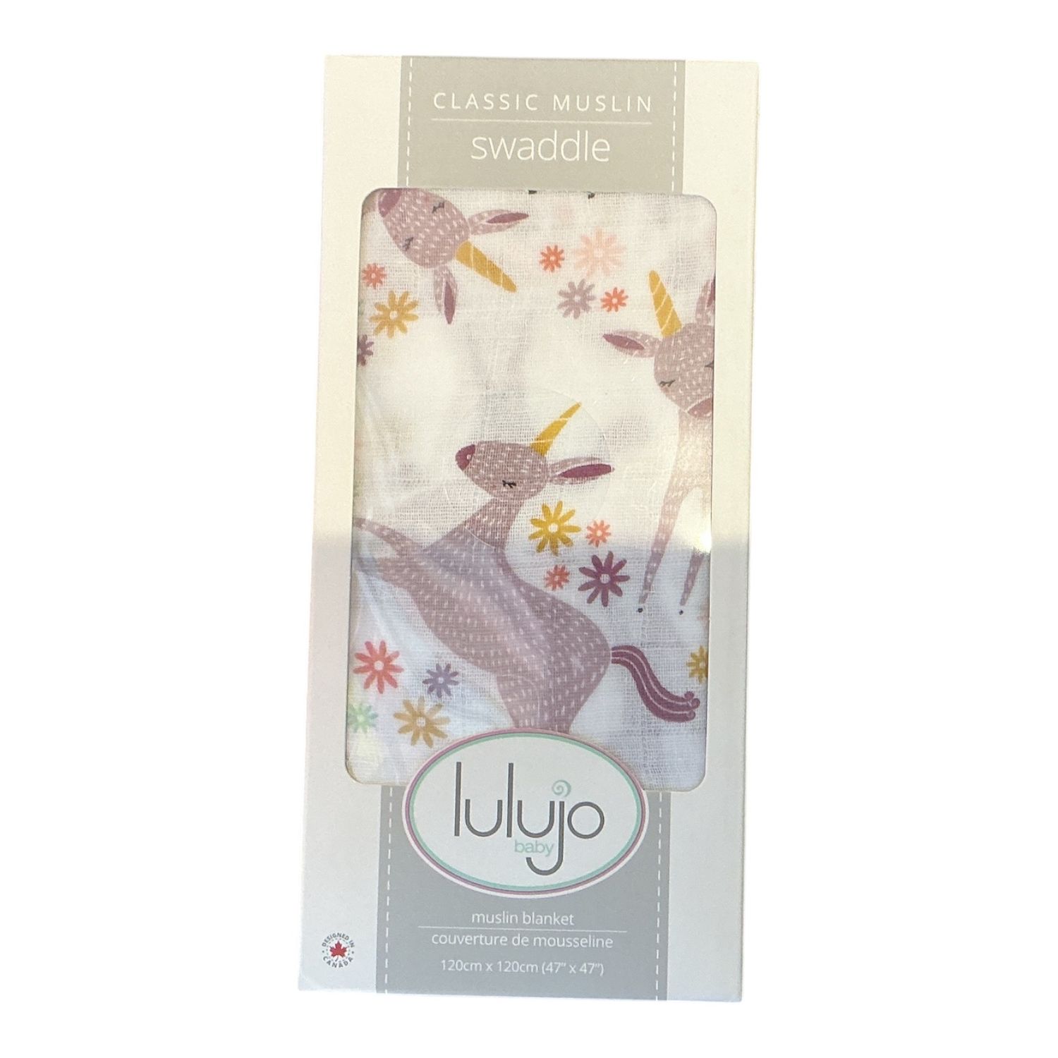 LLJ Cotton Swaddle Unicorn