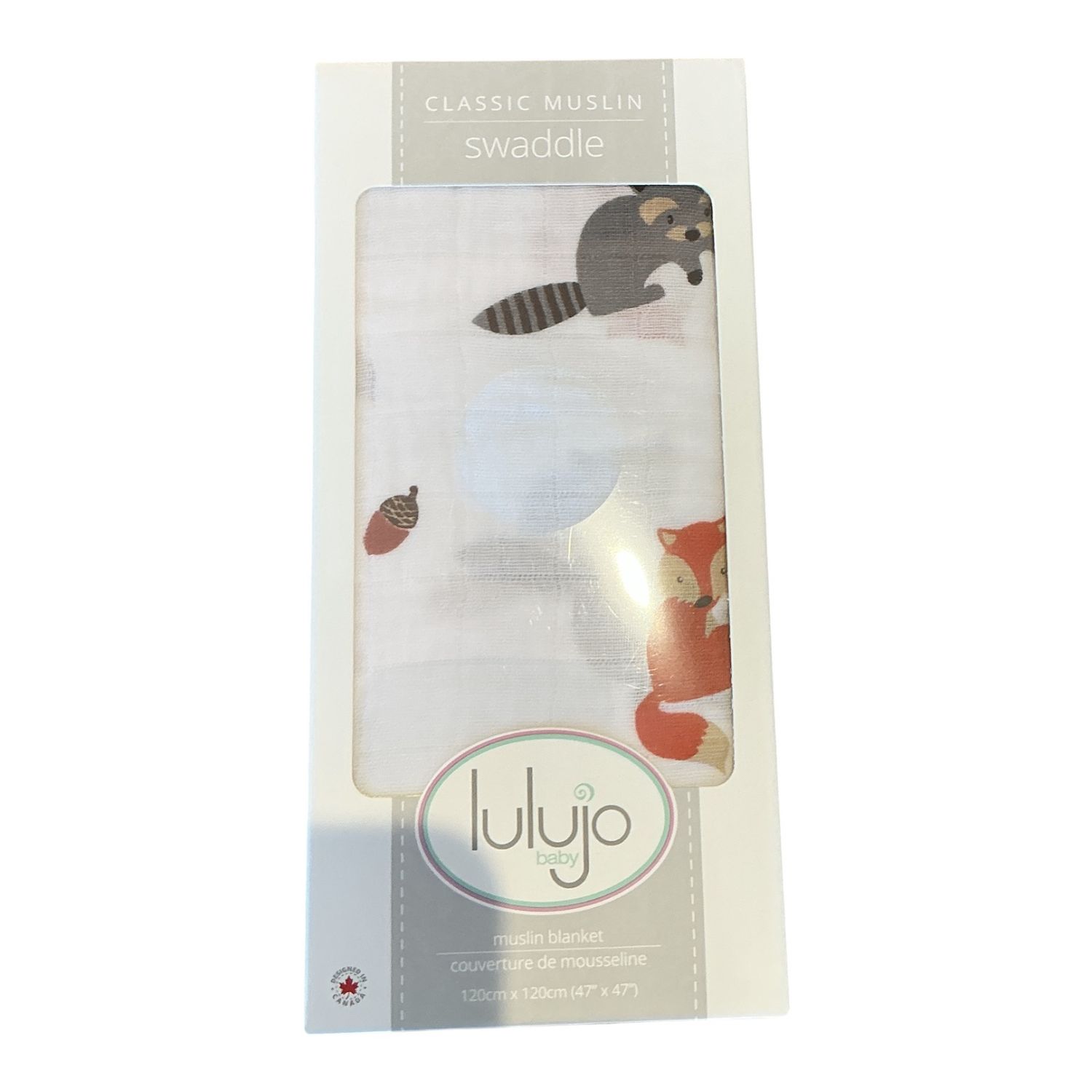 LLJ Cotton Swaddle Forest Frie