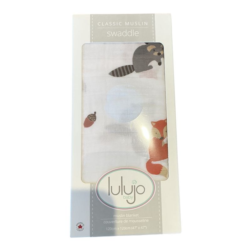 LLJ Cotton Swaddle Forest Frie