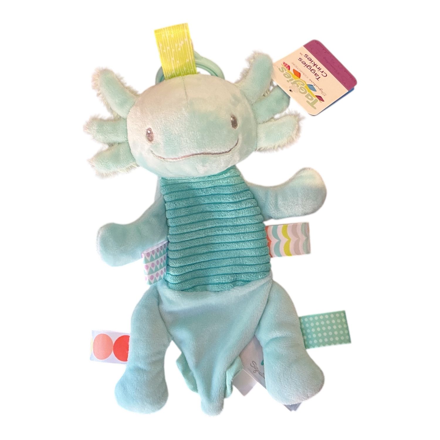 Taggies Axolotl Crinkie blue