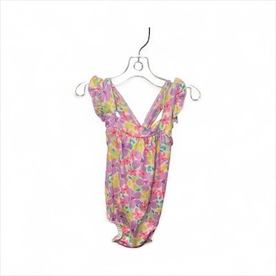 Summer Watercolor Romper, Size: 12-18 M