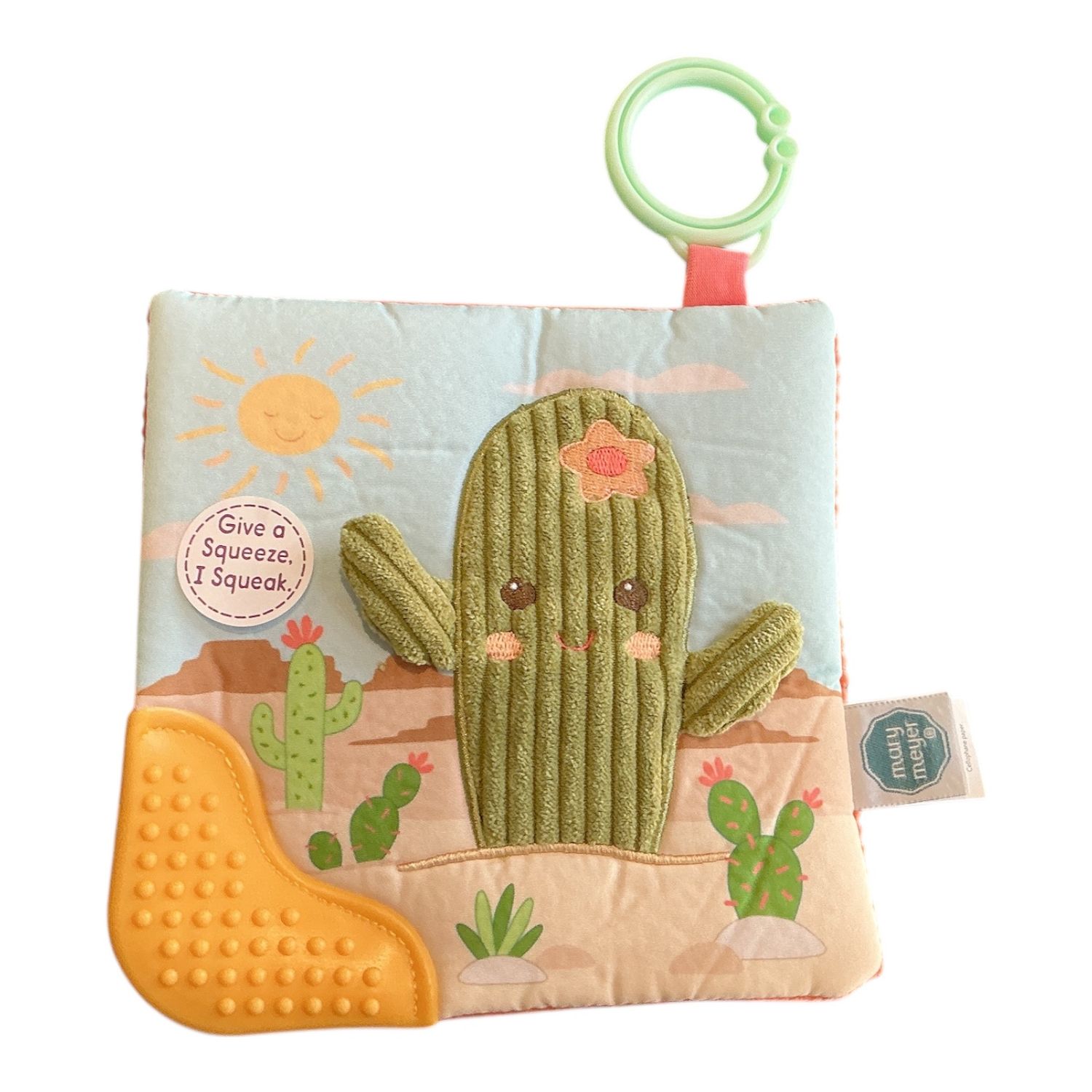 Cactus Crinkle teether