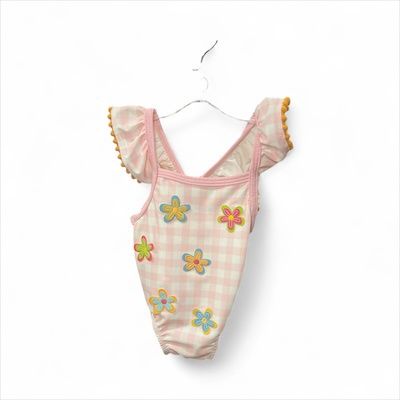 Flower swimsuit, Size: 6-9M