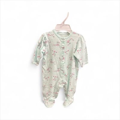 Mint Floral nb, Size: Newborn