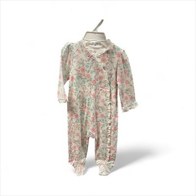 Watercolor Footie and Hat, Size: 6M