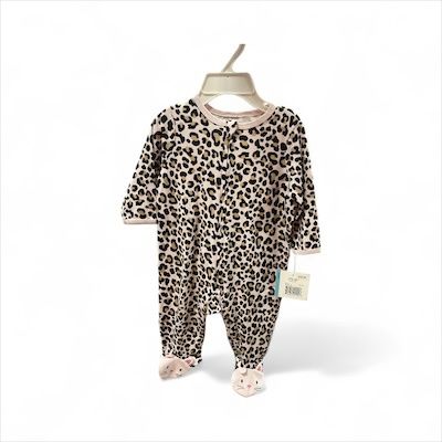 Leopard Footie  6mo