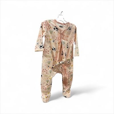 Pink cow sleeper w/hb 6-9m