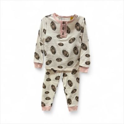 Pink Football pjs, Size: 24M/2T