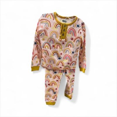 Rainbow pjs 3T