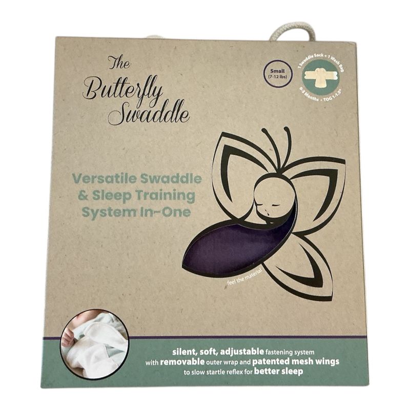 Butterfly swaddle purple small
