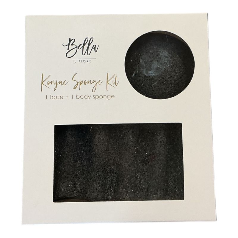 Konjac Sponge Kit Charcoal