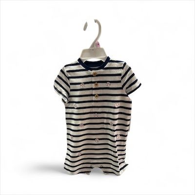 Baseball Romper w/ hat