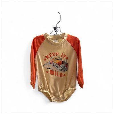 Keep It Wild onsie, Size: 3-6M