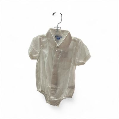 White Button-Up Bodysuit12-18M