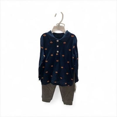 Football polo pant set, Size: 18M