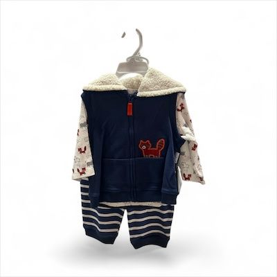 3pc Royal vest set, Size: 12M