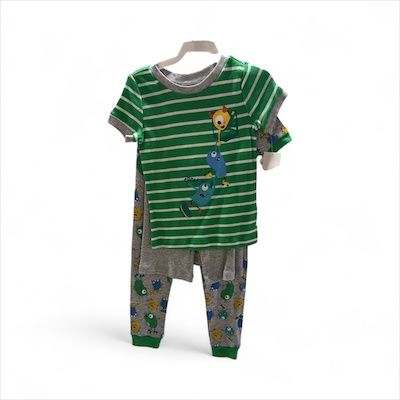 Monster 4pc PJ set, Size: 3T