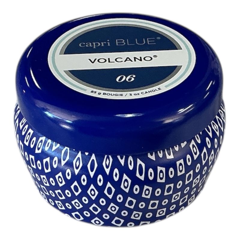 Blue Volcano Candle Mini