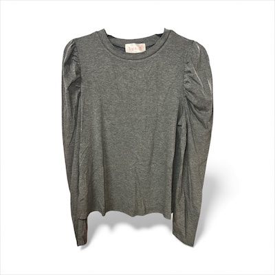 Puff Sleeve Grey, Size: S