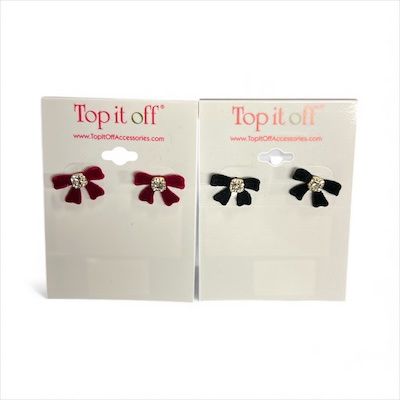 Velvet Bow Earrings