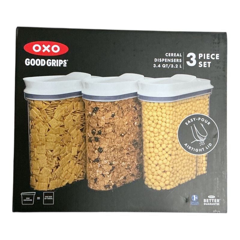 3pc set cereal dispensers