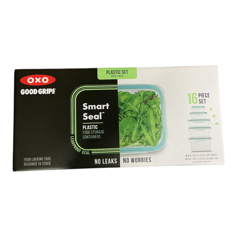 16 pc smart seal plastic