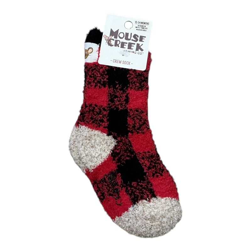 Socks Buffalo check 12-24 mo