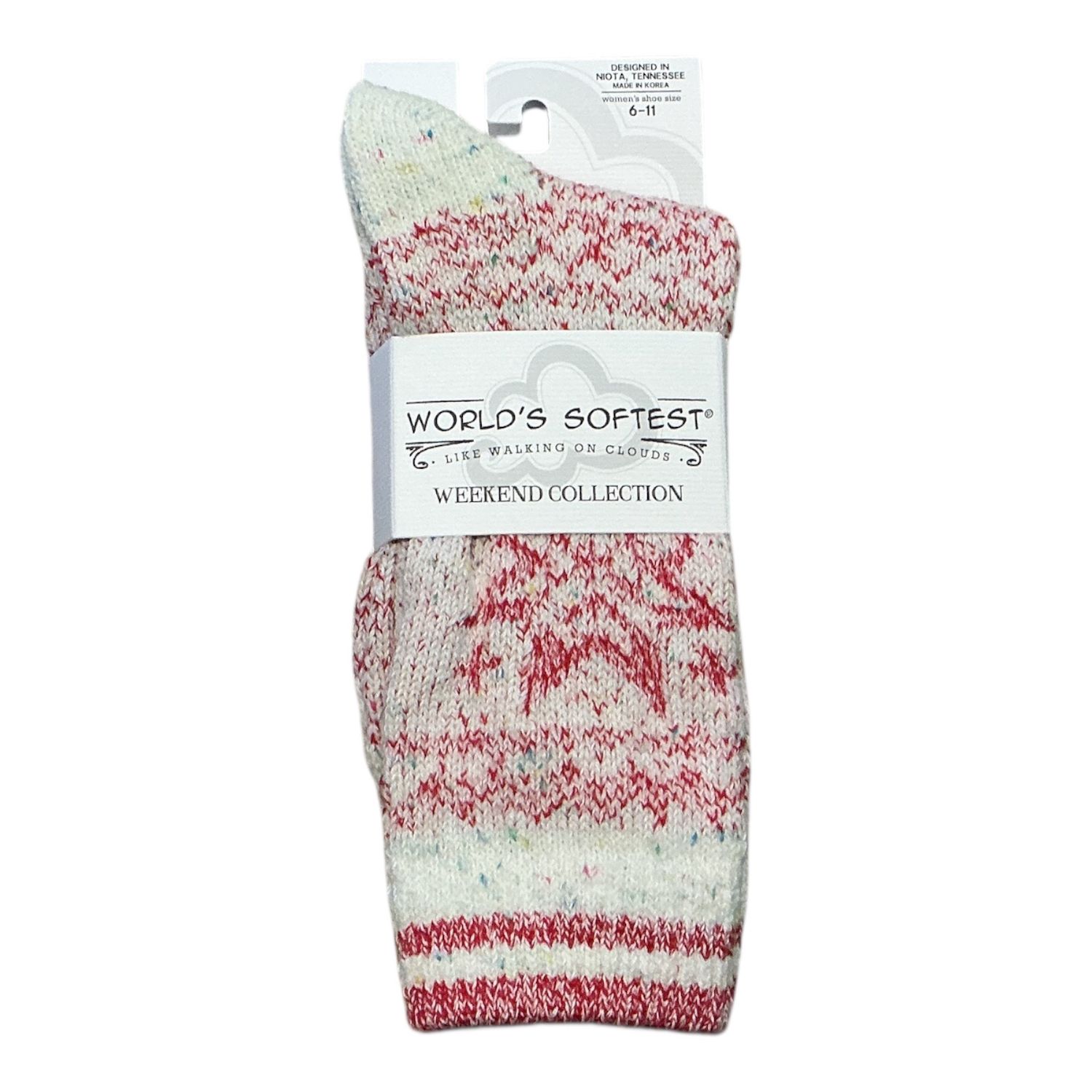 Socks Red Multi