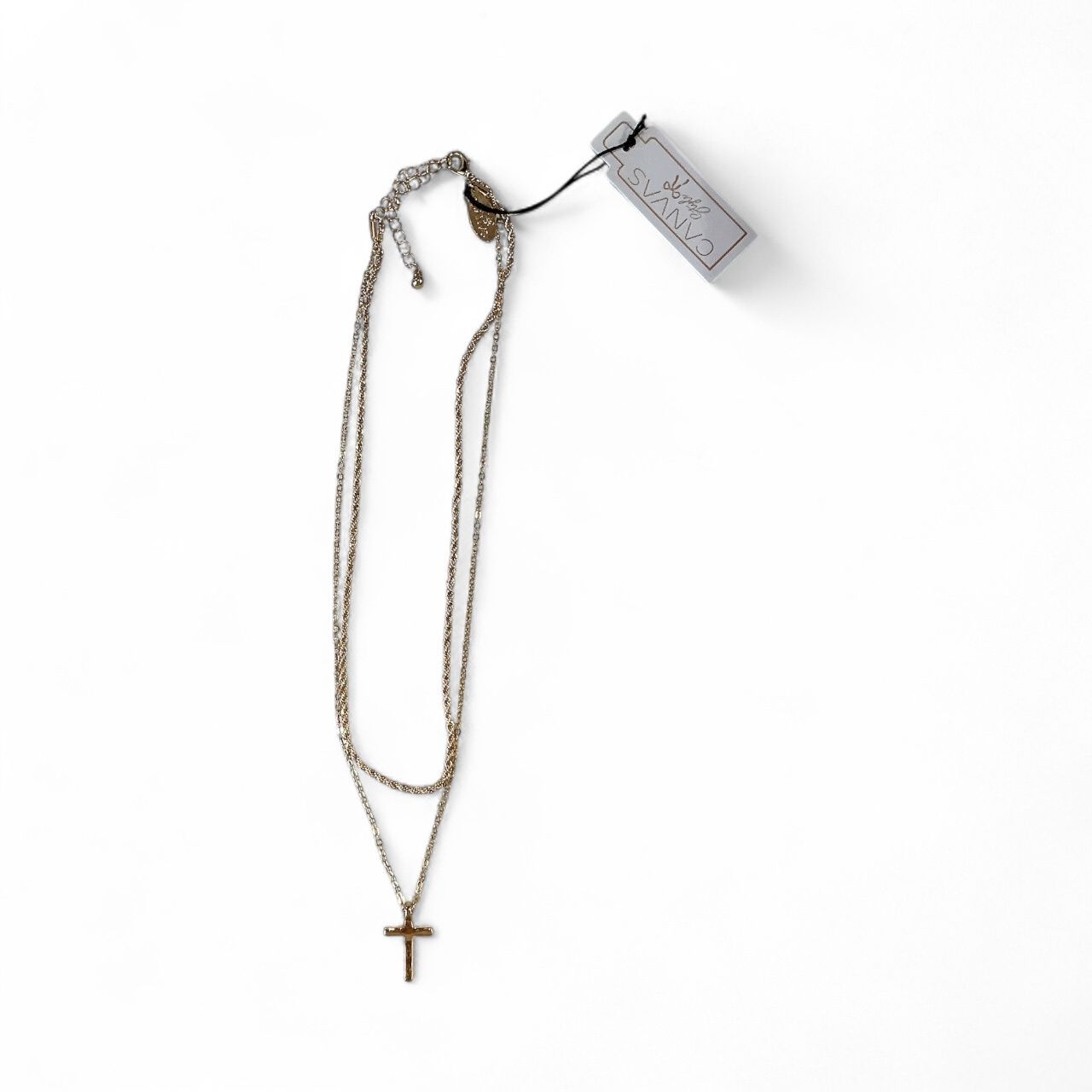 Mia twisted Rope Cross Necklace