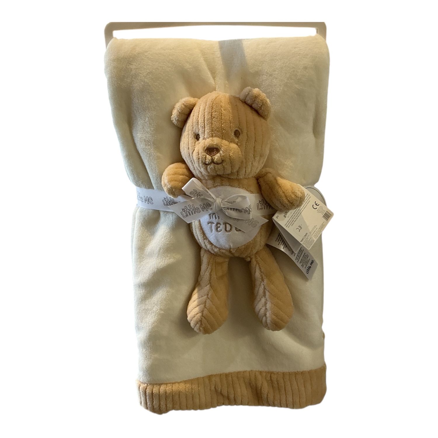 Bear Giftable Blanket White
