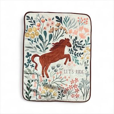 Let's Ride Baby Blanket