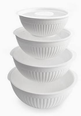 8 Piece Covered Bowl Set