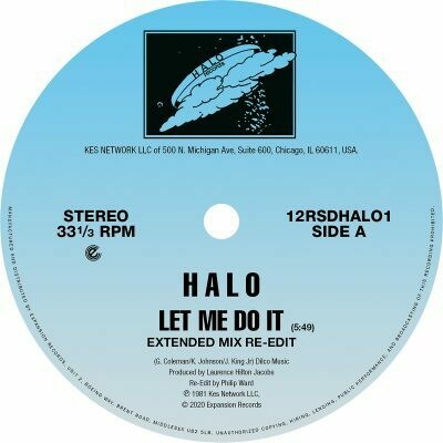 Halo – Let Me Do It / Life LP Limited RSD2020