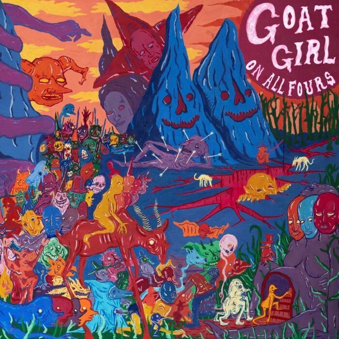Goat Girl - On All Fours (TRANSPARENT PINK VINYL)