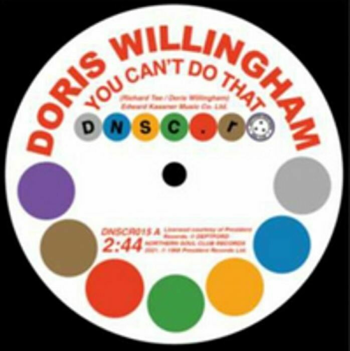 Doris Willingham / Pat Hervey With the Tiaras - You Can't Do That / Can't Get You Out of My Mind (7" Single)