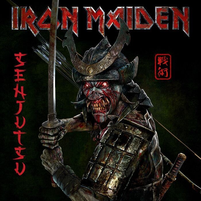 Iron Maiden - Senjutsu (RED AND BLACK MARBLED)