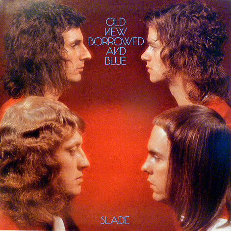 Slade ‎– Old New Borrowed And Blue (RED & BLUE SPLATTER)