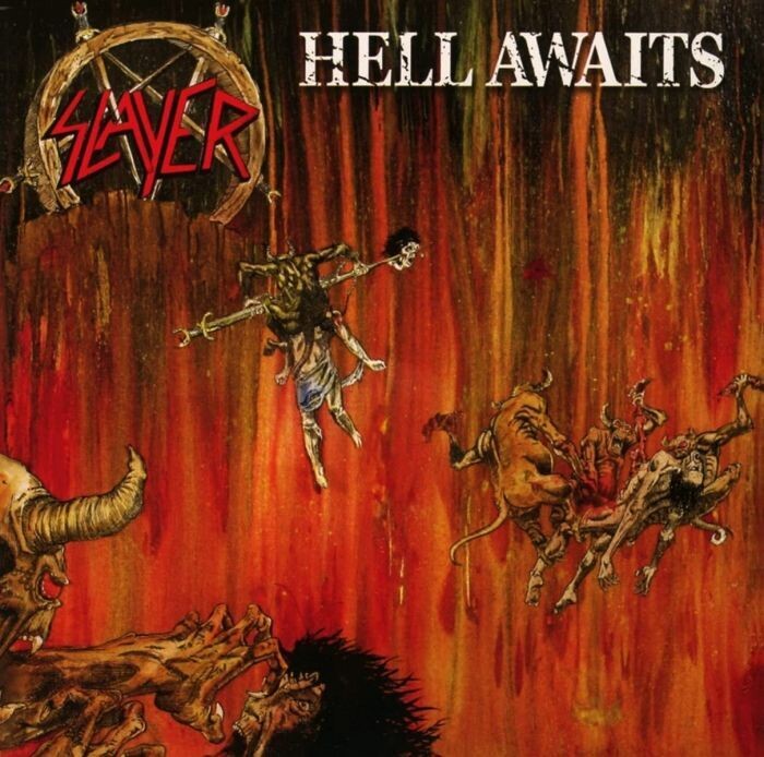 Slayer - Hell Awaits (ORANGE/RED SPLATTER)