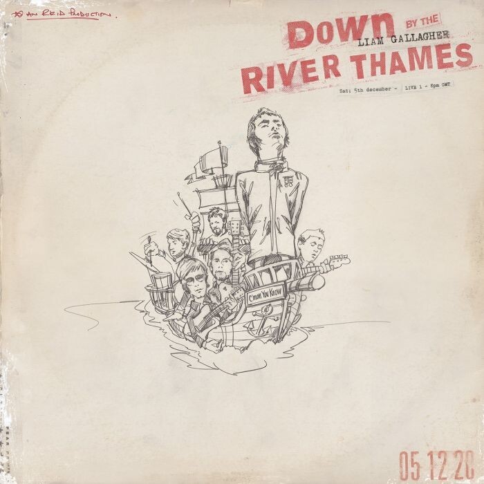 Liam Gallagher - Down by the River Thames (ORANGE)
