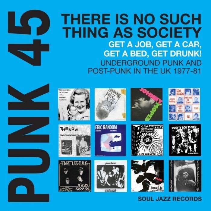 Various Artists - PUNK 45: There's No Such Thing as Society [CYAN BLUE]