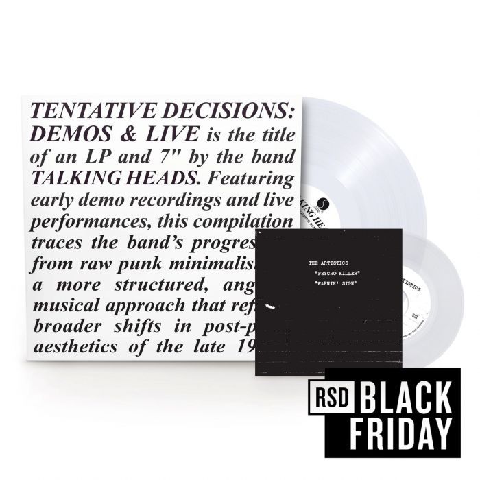 Talking Heads - Tentative Decisions: Demos & Live [RSDBF25]