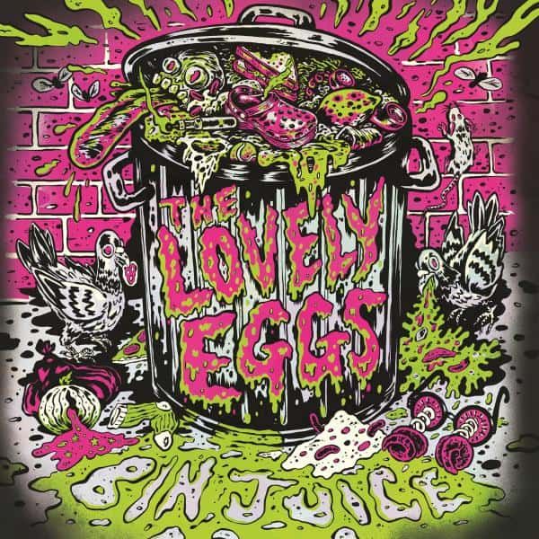 The Lovely Eggs - Bin Juice (Neon toxic slime green)