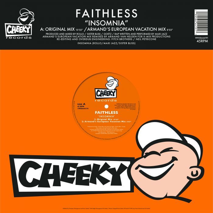 Faithless - Insomnia [ORANGE 30TH ANNIVERSARY ]