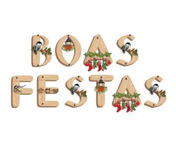 Etiquetas de Natal 04 35mmx25mm